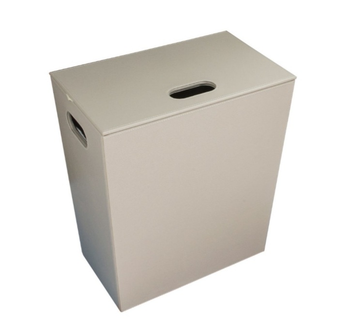 CESTO PORTA BIANCHERIA RETTANGOLARE BEIGE
